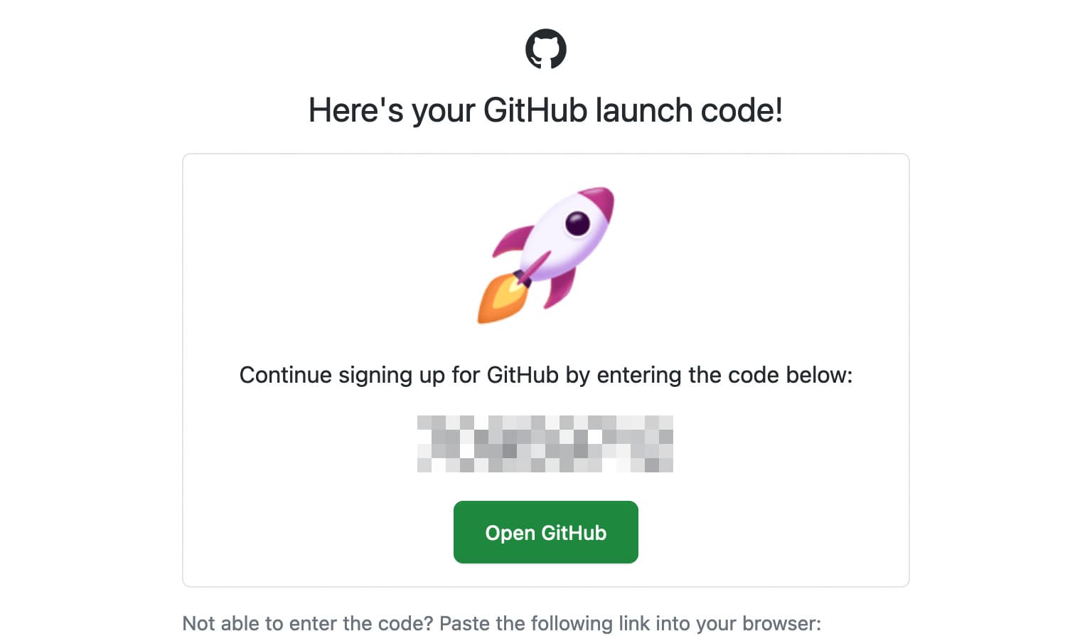 GitHubアカウント作成で送られてくるメール内容