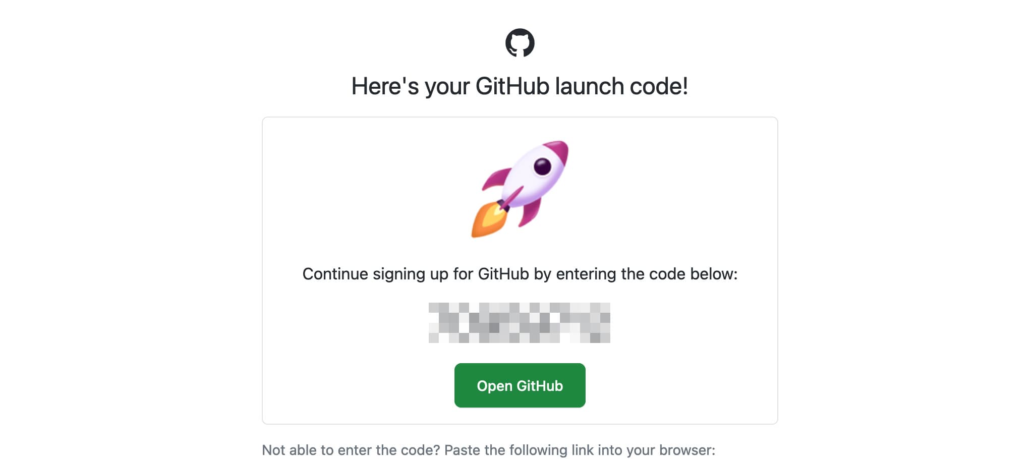 GitHubアカウント作成で送られてくるメール内容